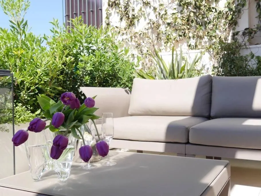 Albion - Luxurious 3 Bedrooms Large Terrace Parking Ac Antibes Apartment